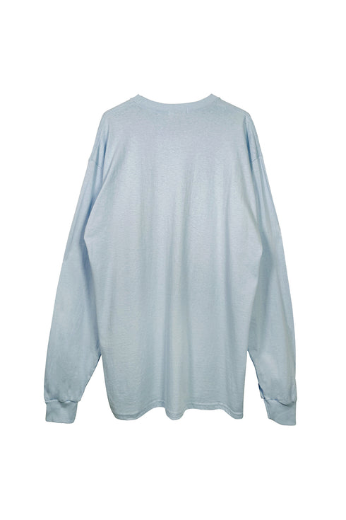 【RESTOCK】CYCLE 23SS LOGO LONG SLEEVE TEE -LIGHT BLUE- *Last1